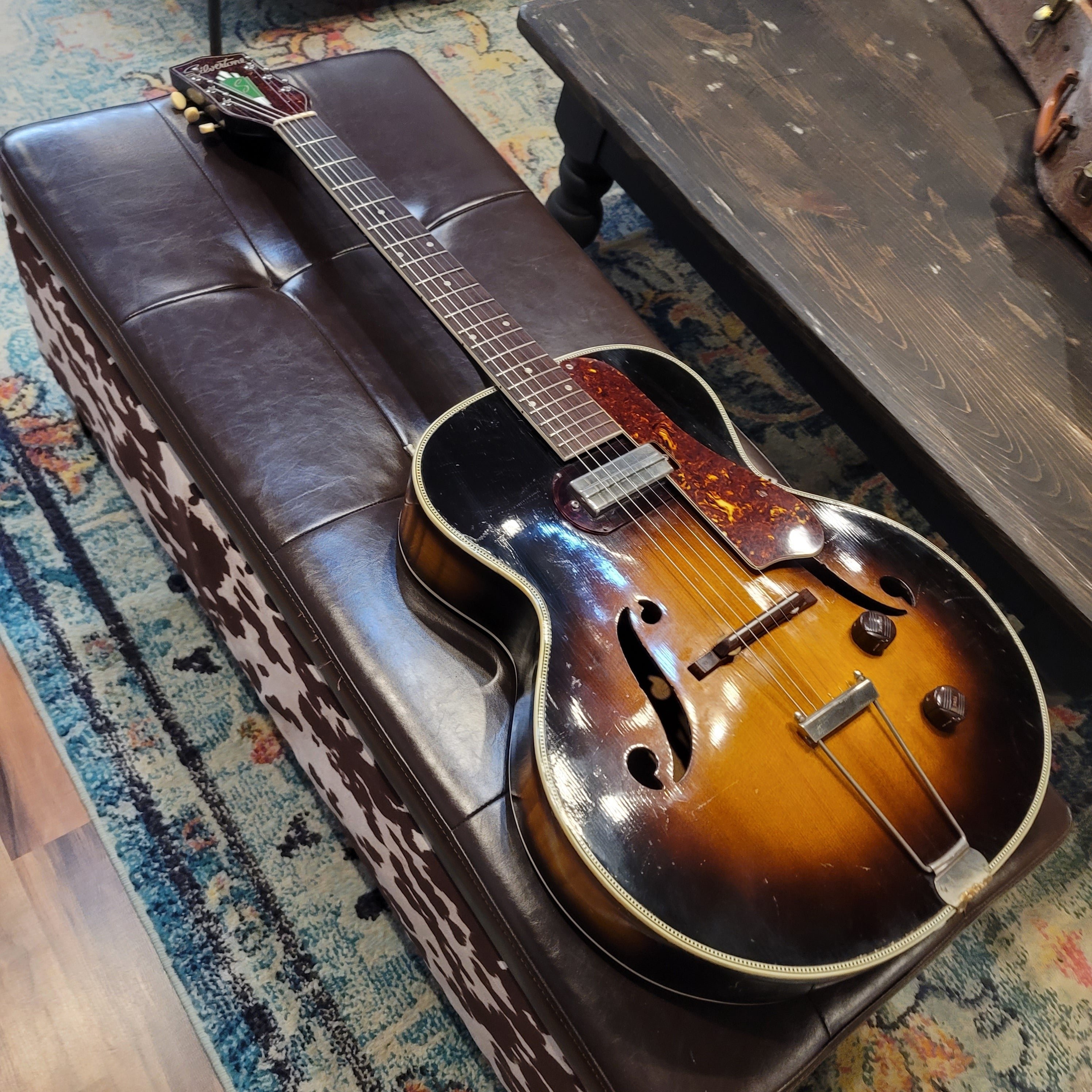 1950 Silvertone Archtop Electric - Gibson P13 Pickup Model