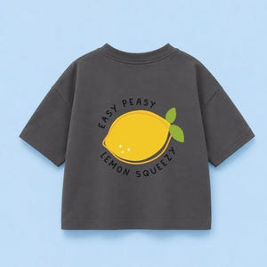 Bügelbild Zitrone - Easy Peasy Lemon Squeezy - Iron On