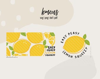 Lemon plotter file Easy Peasy svg dxf Lemon plotter laser