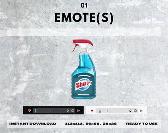 Zabawna emotka Twitch w sprayu