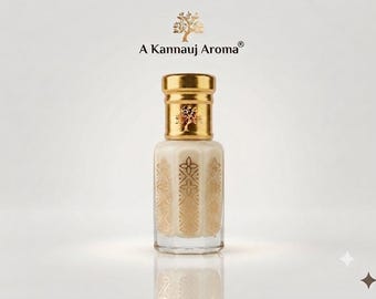 Musk Tahara Attar: Creamy White, Purple, Green Perfume Oil (Alcohol-Free)