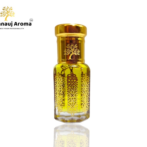 Kesar Chandan Attar • Saffron Sandalwood Attar For His and Her • High Quality Indian Perfume Oil • Ruh Kesar Chandan