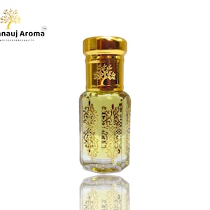 Ruh Gulab Attar di Kannauj Aroma, Attar di rosa realizzato da Kannauj, Fragranza di rosa artigianale, Attar di rosa a lunga durata