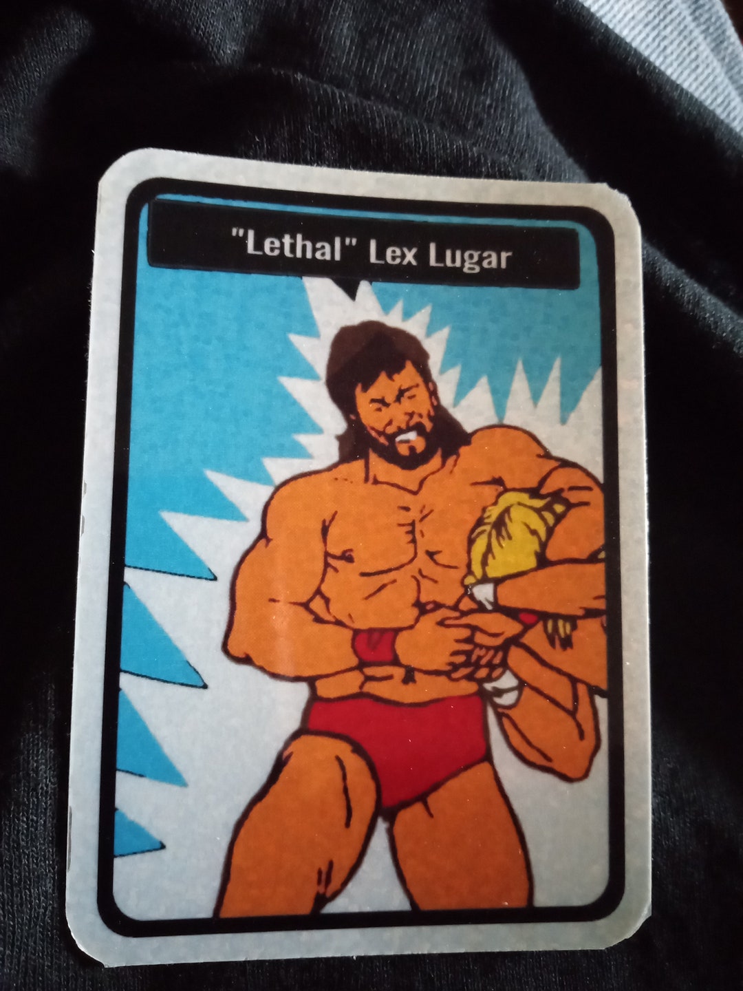 Lex Lugar Vintage Wrestling Prism Vending Sticker Rare - Etsy