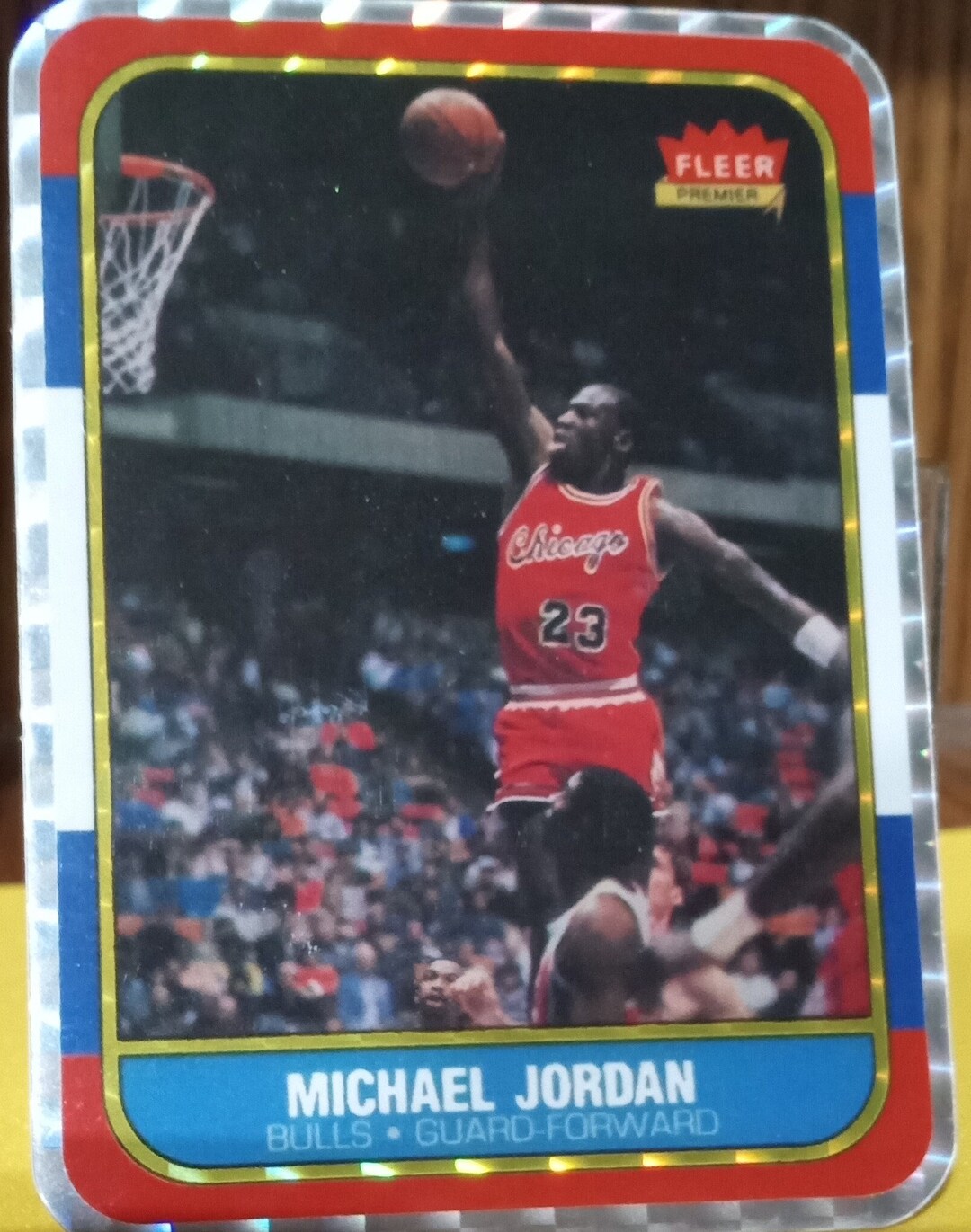 michael jordan sticker 1986