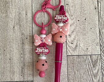 Bow Party Pen & Keychain
