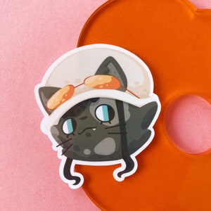 Cat Robin sticker