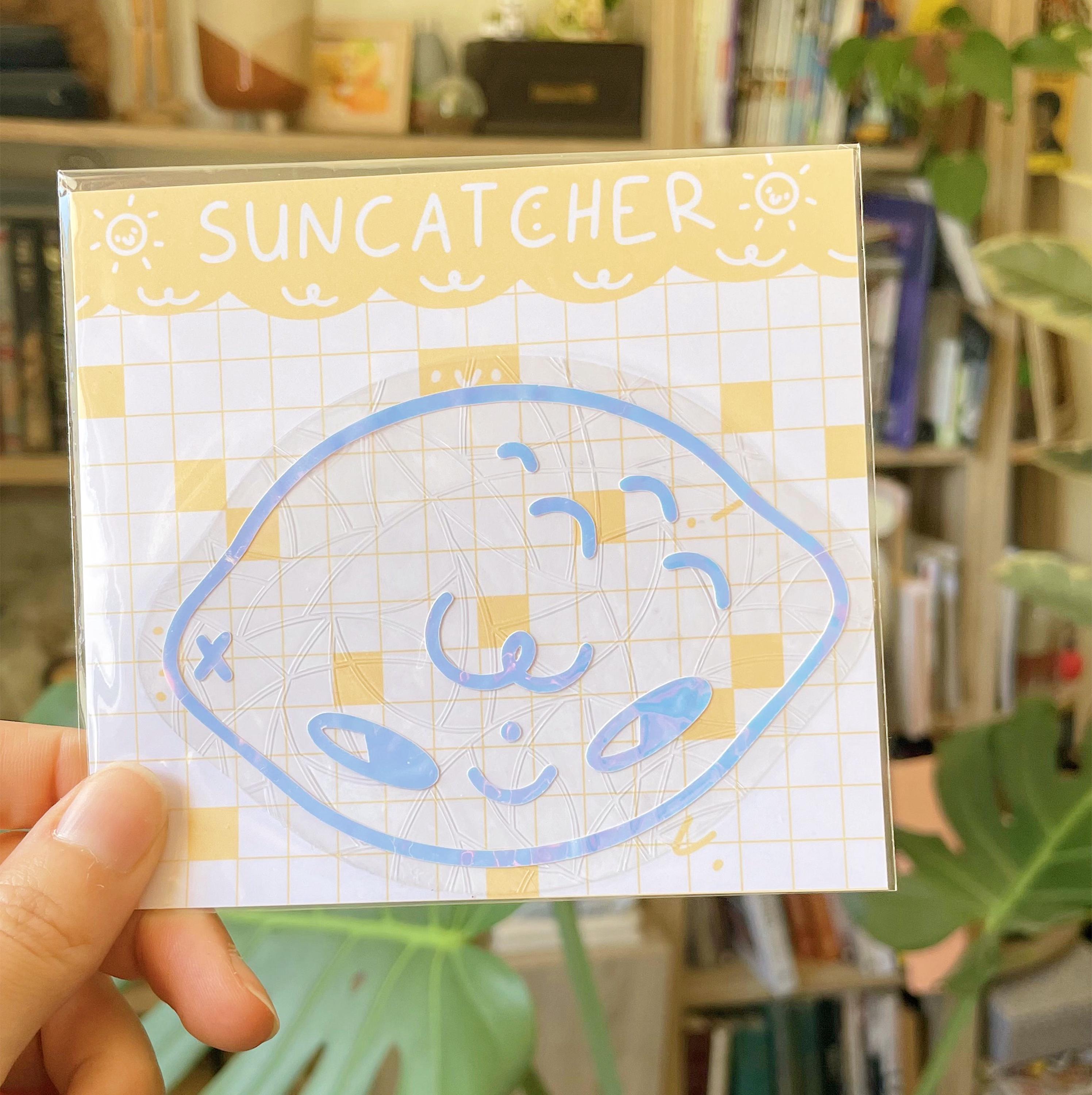 Suncatcher Lemon Sticker - Rainbow Window Sticker Reusable - Fruit ...
