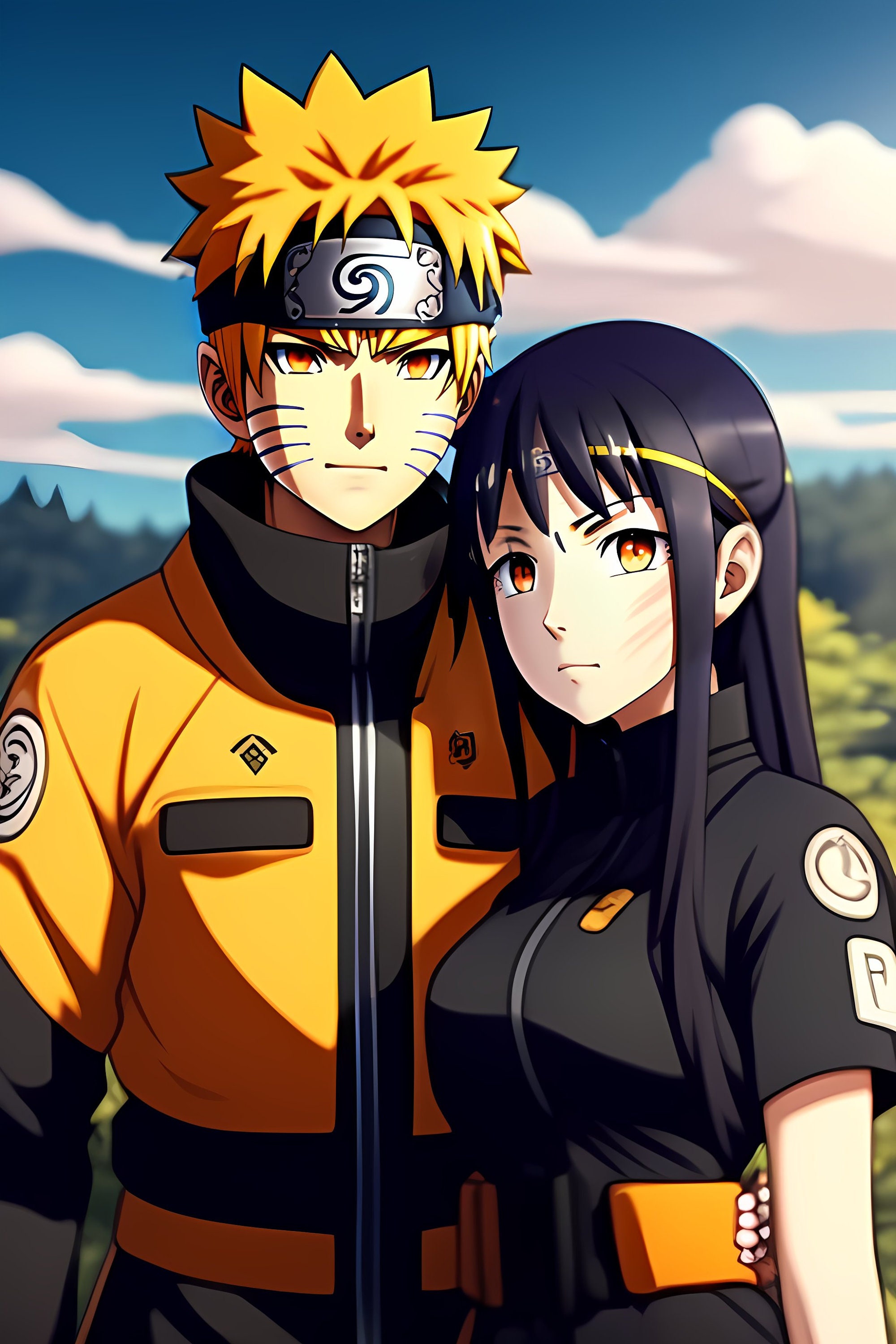 Naruto & Hinata custom piece (commission) : Naruto