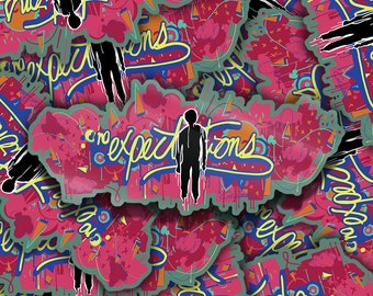 No Expectations Waterproof Vinyl Sticker from Spiderman Into the Spiderverse