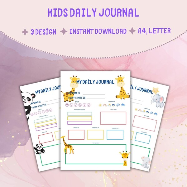 Daily Journal Printable - Etsy