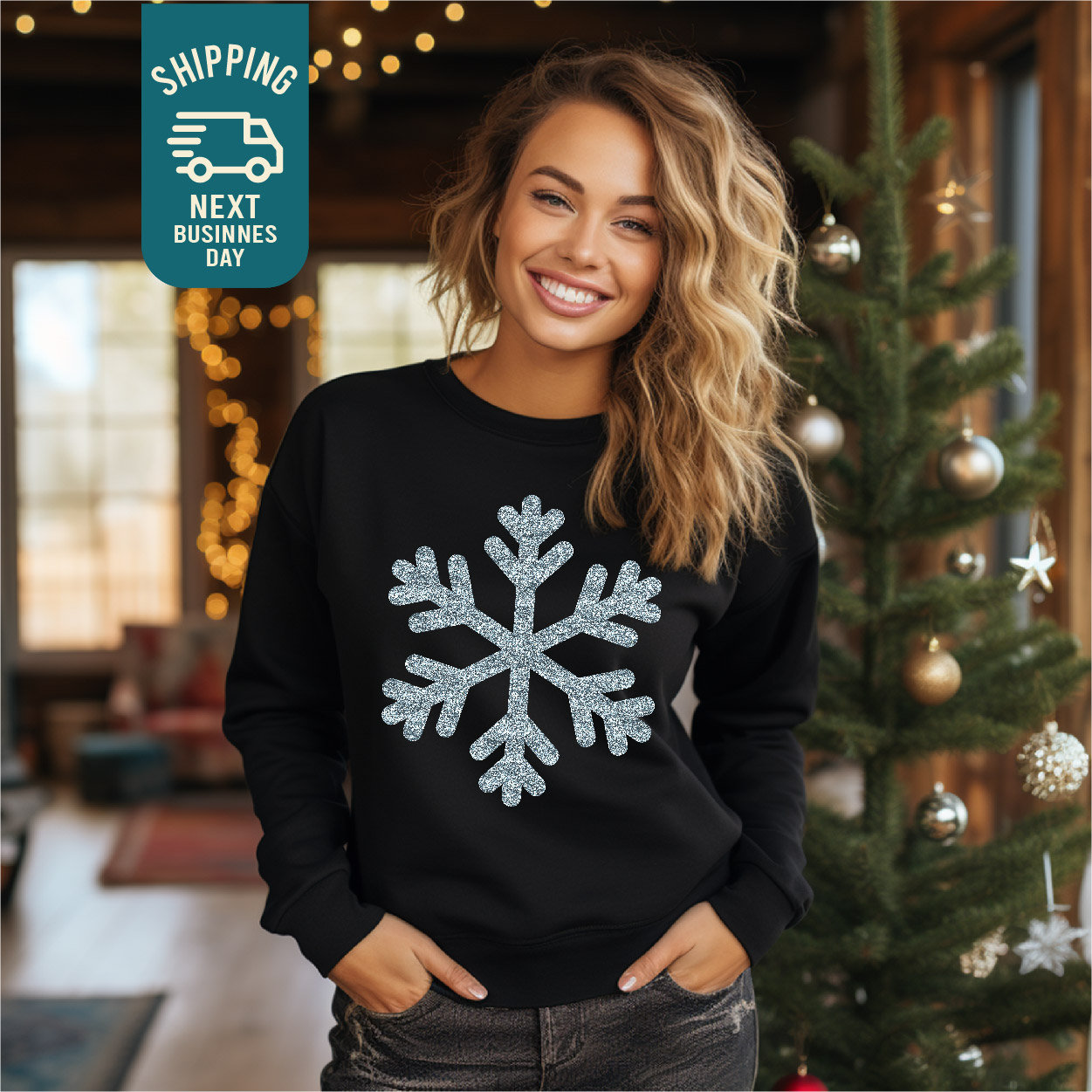 SNOW FLAKE SWEAT SHIRTS – C30 - BOW WOW, RECOGNIZE FLAGSHIP SHOP