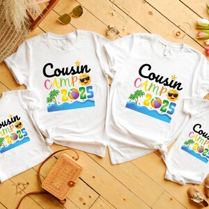 Cousin Camp Shirt 2025, Summer Camping Shirt, Cousin Camping 2025 shirt, Together Camping 2025 Shirt, Cousins Trip, Cousin Squad Shirt