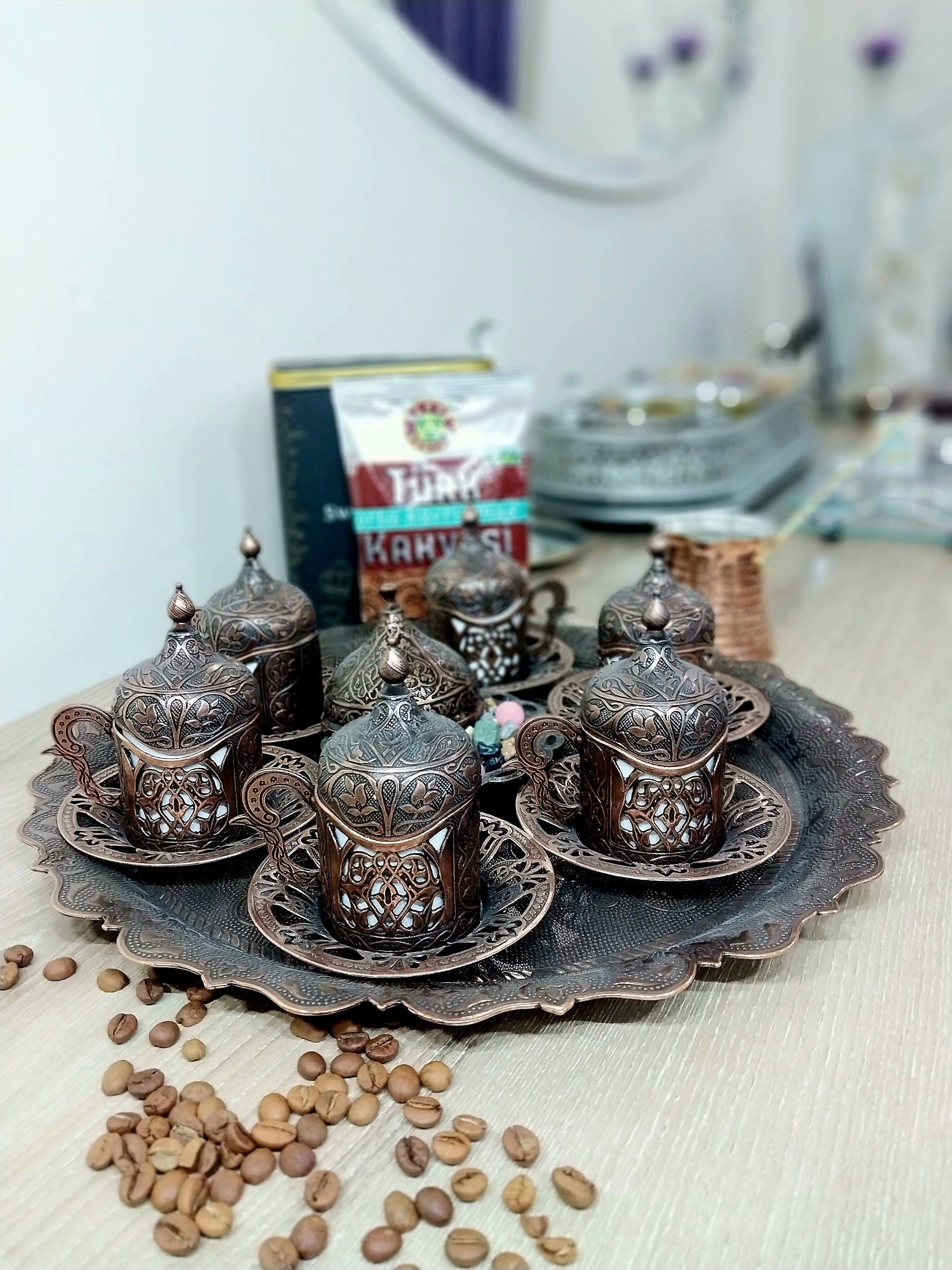 Turkish Coffee Set,traditional Turkish Coffee Cups and
