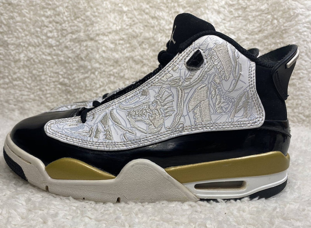 black and gold dub zero jordans