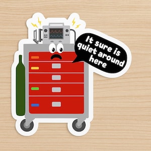 Nurse Sticker | Funny Nurse Sticker, Stickers for Nurses, Gift for Nurse, Nursing Student Sticker, ICU Nurse Sticker, Healthcare Stickers