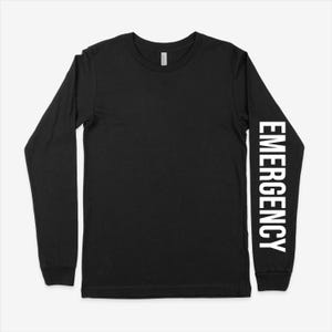 おもしろERナースシャツ：救急室看護師医療ユーモアTシャツ