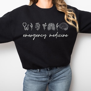 Emergency Medicine Sweatshirt: ER RN Gift, Repro Tools Crewneck