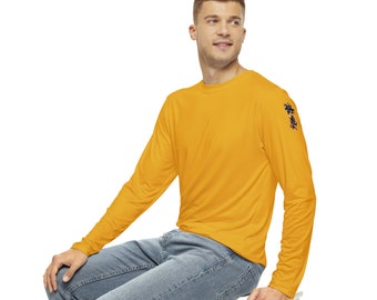 Men's Long Sleeve Shirt Yellow