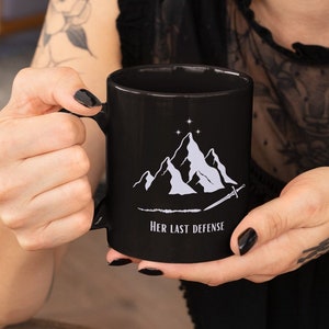 A Court of Silver Flames Mug | Nesta Archeron Mug | Booktok Mug | Cassian and Nesta Mug | Ataraxia Mug | Her last defense |