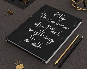 ACOTAR Hardcover Journal / ACOTAR merch / Una citazione della corte di spine e rose / Un diario della corte di spine e rose / Rhysand Journal