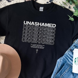 Unashamed Of The Gospel Sweatshirt Men Women Christian Shirt Bible Verse Shirt Christian Clothing Religious Faithful Gifts Christian Sweater