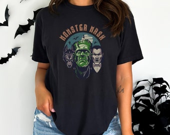Monster Mash Shirt, Retro Halloween, Spooky Season T-Shirt, Monster Shirt, Happy Halloween Tee, Monster Mash T-Shirt, Gift For Halloween