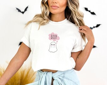 Cute Ghost Halloween Shirt, Cute Ghosts Tshirt, Spooky Season Shirt, Halloween Tee, Gifts For Halloween, Boo Ghosts Shirt, Boo T-shirt