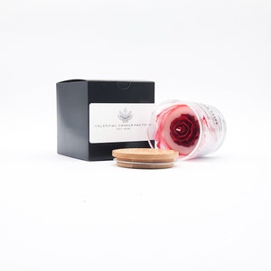Mother&#39;s Day Rose Scented Candles, Hand poured 10 oz Jar Candles, Rose Garden Scented