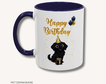 Labrador Retriever Birthday Mug Personalized Dog Lover Gift Happy Birthday Mug Cute Pet Parent Drinkware