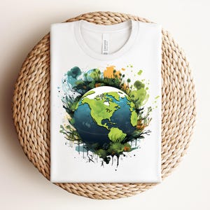 Earth Day Shirt, Planet Shirt, Nature Tee, Earth Day Celebration T-Shirt, Eco-Friendly Planet Love Tee, Environmental Awareness Shirt