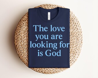 Faith-Inspired Tee, Inspirational Quote Shirt, Christian Apparel, Gift for Believers, Spiritual Clothing, Minimalist T-Shirt, Faith-Based