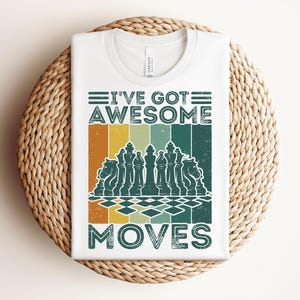 Camiseta de ajedrez, divertida camiseta retro de jugador de ajedrez, regalo de juego de estrategia, camiseta vintage de club de ajedrez, humor de gran maestro, camiseta de dominio del tablero de ajedrez
