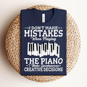 Lustiges Klavier Shirt, Musiker Geschenk, Keyboarder, Humor T-Shirt, lustiges Musiker Geschenk, Musiklehrer, Studenten Bekleidung, einzigartiges Gag Geschenk