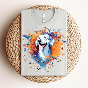 Dog Lover Shirt, Pet Lover T-Shirt, Nature Pet Design, Pet Loss, Rememberance, Unique Gift for Him or Her, Custom T-shirt