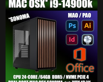 HACKINTOSH + i9-14900K + 64gb ddr5 + Rx6600 XT + 2Tb nvme ssd (MACPRO killer)