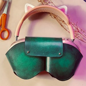 Leather Headphones carrier case for Apple AirPods Max