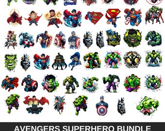 Superhero PNG, Avengers PNG, Epic Superhero PNG Bundle, Comic Superhero png Bundle, High Resolution Png, Instant Download