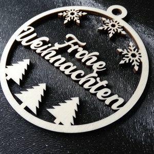 Christmas ball, Christmas tree decoration, wooden Christmas decoration, Christmas ball, gift tag, Christmas gifts