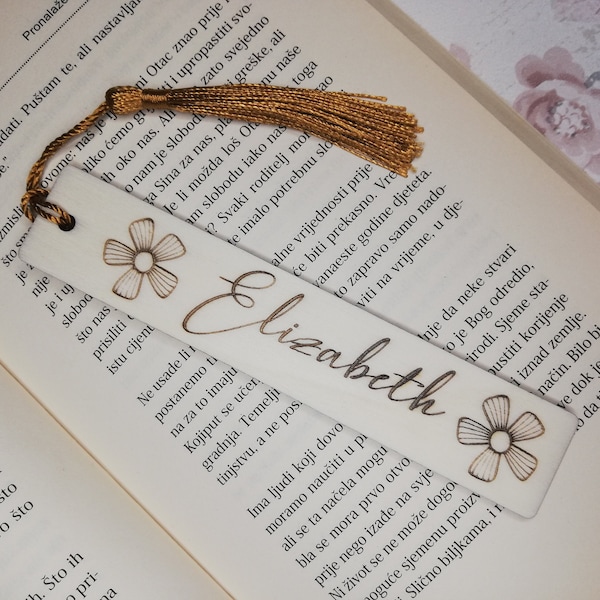 Personalized Bookmark, Lesezeichen personalisiert, Geschenk für Leser und Leseratten, Perfektes Geschenk, Personalisiert Geschenk