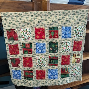 Small Cloth Hanging Advent Calendar