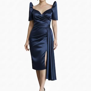 Navy Blue Filipiniana Dress - Etsy