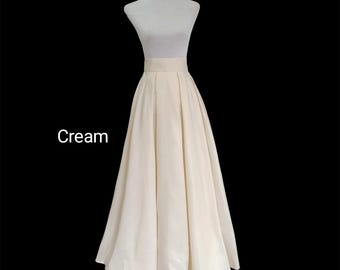 Modern FILIPINIANA Pleated Box Skirt | Satin Box Pleated Skirt | Heavy satin High quality materials