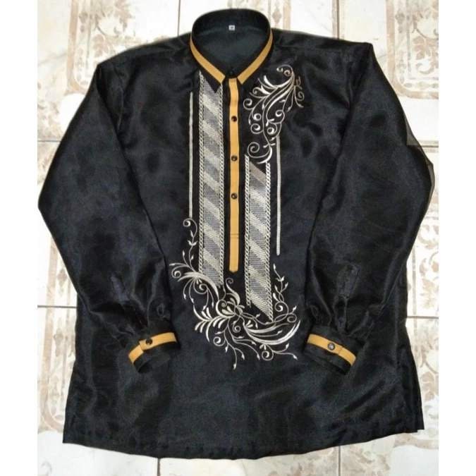 BARONG TAGALOG | Couple Modern Barong and Filipiniana | Black in Color ...