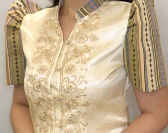 Modern Filipiniana Barong Ethnic Sleeves | Piña Ethnic Filipiniana | Premium Ethnic Sleeves