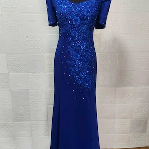 green emerald velvet dress Elegant Midi Length Long Lantern Sleeves Chiffon Wedding Guest Dresses main image 0