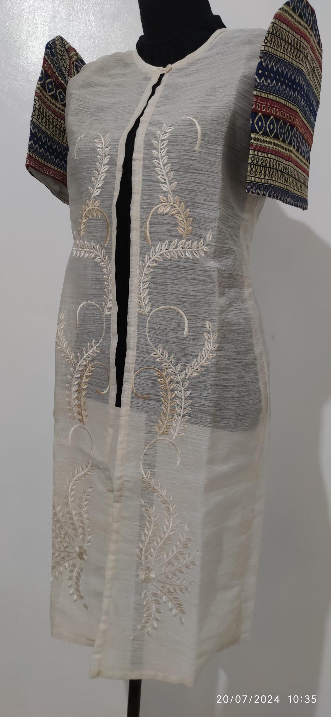 Modern Filipiniana Blazer Dress With Inabel - Etsy