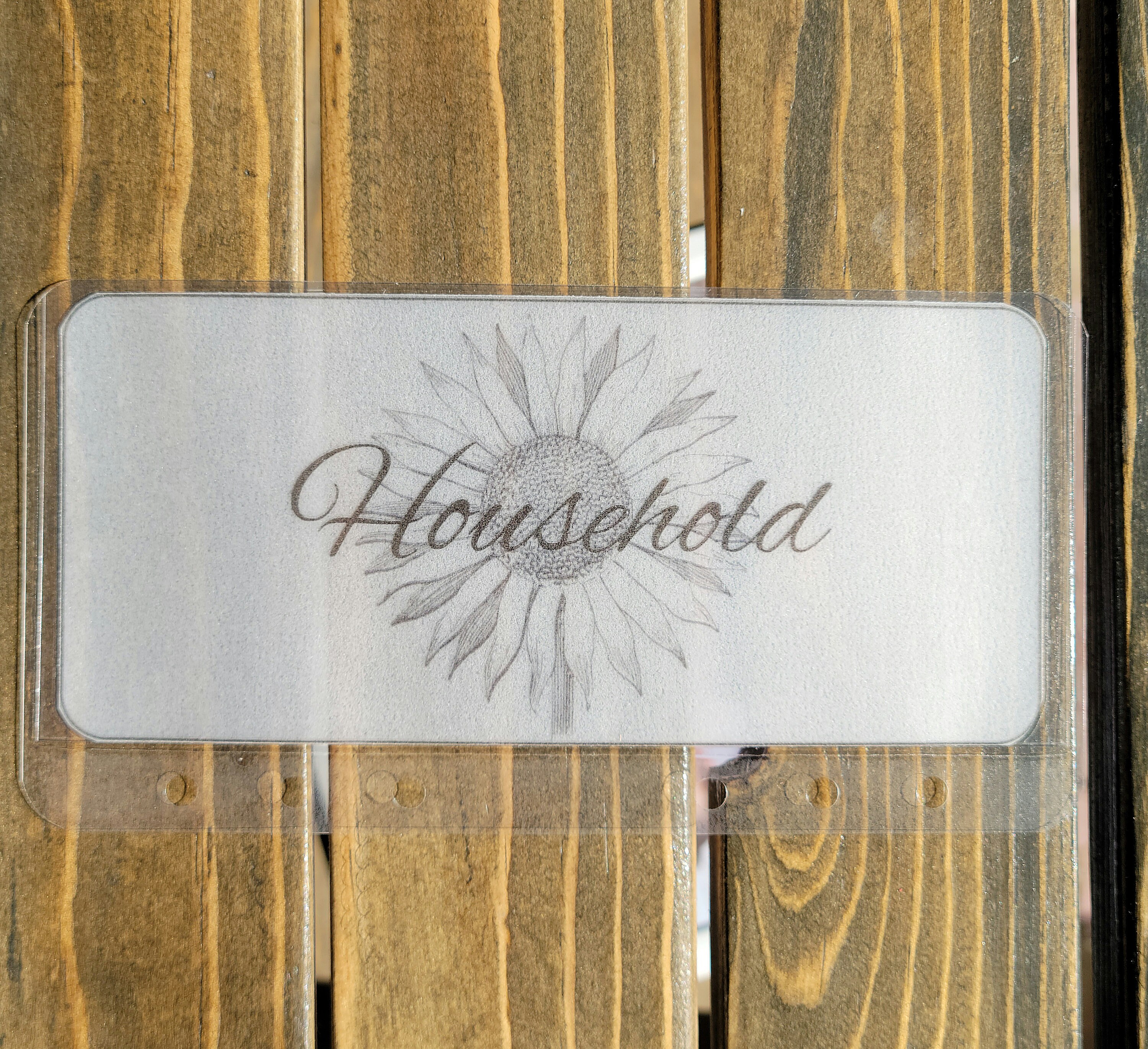 Vellum Cash Stuffing Envelopes Set of 4 Custom Vellum Envelopes