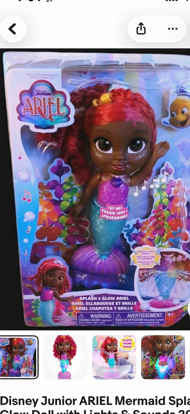 Ariel sjungande talande docka bild 1