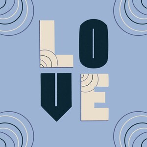 Cool Love - Grußkarte zum Jahrestag, Valentinstag